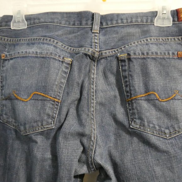 7 FOR ALL MANKIND | size 36 | 100% Cotton | Classic Denim / Blue Jeans - Picture 11 of 16